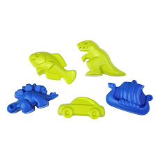 Lena Pískový set, 5ti dílný, dinosauři