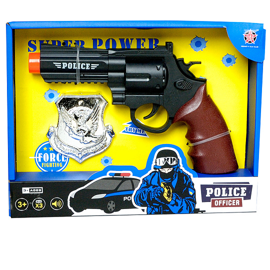 Plejo Mac Toys Policejní pistole s odznakem