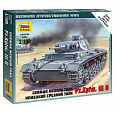Zvezda Wargames (WWII) tank 6119 - German Tank Panzer III (1:100)