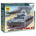 Zvezda Wargames (WWII) tank 6119 - German Tank Panzer III (1:100)
