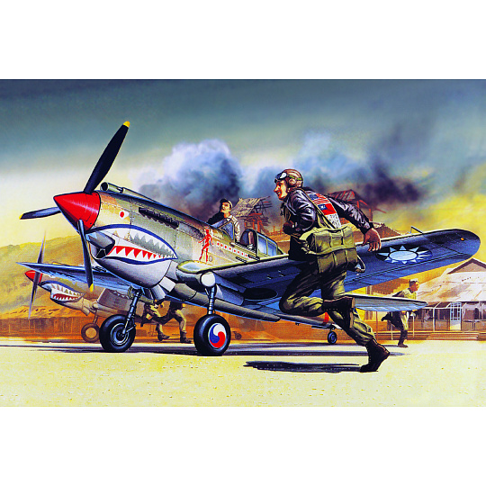 Academy Model Kit letadlo 12456 - P-40B (1:72)