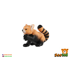 Panda červená zooted plast 5cm 