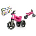 Odrážedlo FUNNY WHEELS Rider Sport růžové  2v1, výška sedla 28/30cm nosnost 25kg 18m+ v krabici