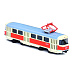 Rappa Kovová česká retro tramvaj 16 cm