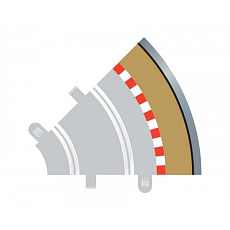 Scalextric Rozšíření trati SCALEXTRIC C8240 - Radius 1 Outer Border/Barriers