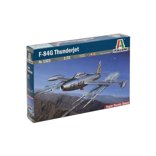 Italeri Model Kit letadlo 1321 - F/84G THUNDERJET(1:72)