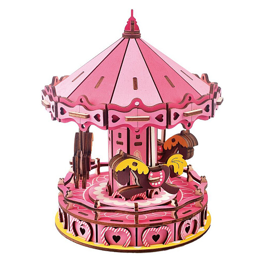 Rappa Woodcraft Dřevěné 3D puzzle Kolotoč