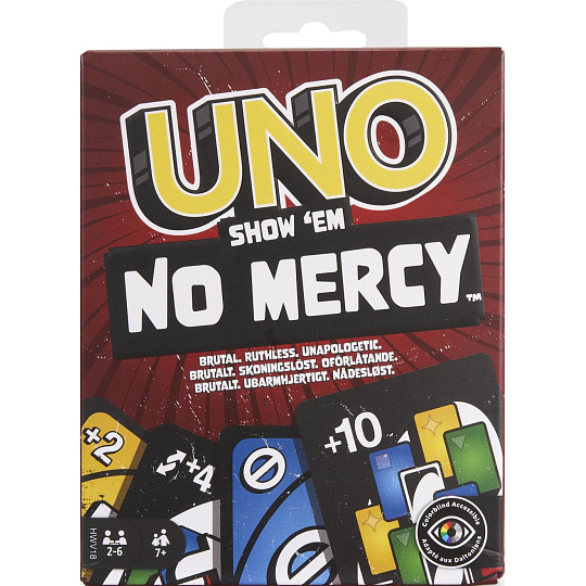 Mattel UNO SHOW 'EM NO MERCY