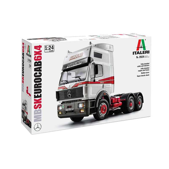 Italeri Model Kit truck 3924 - MERCEDES-BENZ SK EUROCAB 6x4 (1:24) Italeri Model Kit truck 3924 - MERCEDES-BENZ SK EUROCAB 6x4 (1:24)