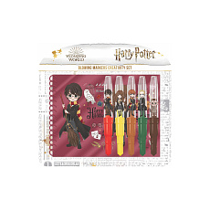 Fixy foukací 5ks s notesem Harry Potter na kartě 31x29cm