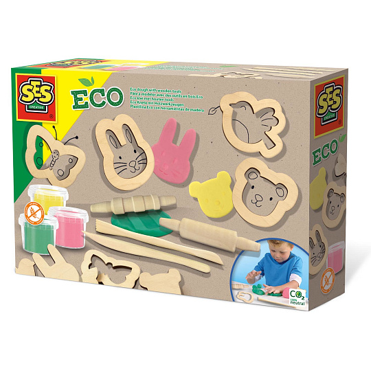 SES ECO modelína s dreveným príslušenstvom