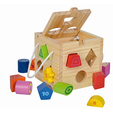 Simba Dřevěná kostka se zastrkovacími tvary