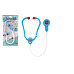 Doktor/lékař stetoskop plast 53cm na baterie se světlem se zvukem na kartě 17x34x3cm