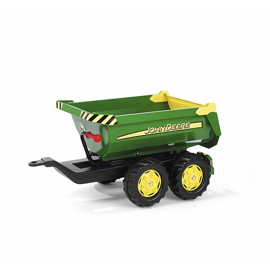 ROLLYTOYS Vlečka 2osá John Deere "Halfpipe"