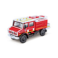 Bburago - EMERGENCY Vozidlo záchranné služby - Mercedes-Benz Unimog U5023, Hasiči, 1:50