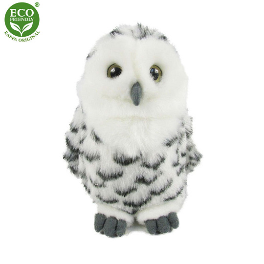 Rappa Plyšová sova 17 cm ECO-FRIENDLY