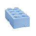 Smartlife LEGO box na svačinu 100 x 200 x 75 mm - světle modrá