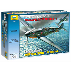 Zvezda Model Kit letadlo 4806 - Messerschmitt Bf-109 F4 (1:48)