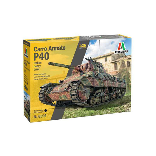 Italeri Model Kit tank PRM edice 6599 - CARRO ARMATO P 40 (1:35) Italeri Model Kit tank PRM edice 6599 - CARRO ARMATO P 40 (1:35)