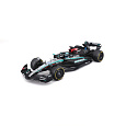 Bburago - RACE F1 v dekorativním boxu, Mercedes-AMG Petronas W15 (2024), #63 George Russell, 1:24