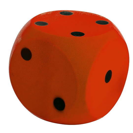 Rappa Androni Kostka měkká - velikost 10 cm červená Rappa Androni Kostka měkká - velikost 10 cm červená
