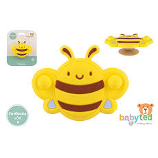 Točáček včelka babyted silikon/plast 9x7cm na kartě 0m+