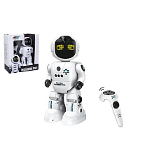 Robot na infra ovládání plast 26cm na baterie se světlem se zvukem v krabici 26x31x11cm Robot na infra ovládání plast 26cm na baterie se světlem se zvukem v krabici 26x31x11cm