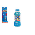 Bublifuk Tlapková patrola/Paw Patrol sada na tvorbu bublin + náplň 0,45L na kartě 15x42x12cm
