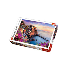 Puzzle Manarola, Itálie 85x58cm 1500 dílků v krabici 40x27x6cm