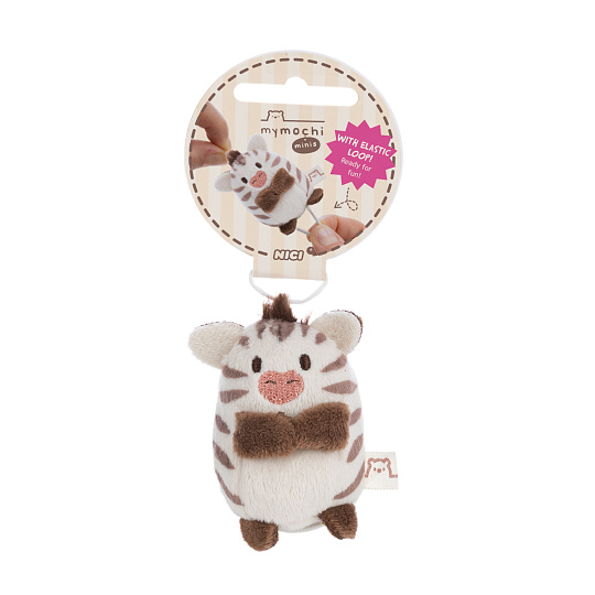 NICI MyMochi přívěsek Zebra Stripey 5 cm