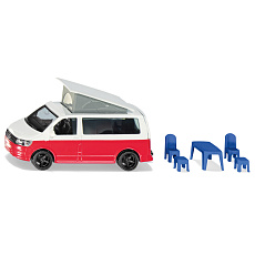 SIKU Super - VW T6 California s pohyblivou střechou a příslušenstvím