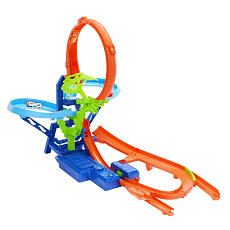 Mattel Hot Wheels STUNT TRACKS srážka ve vzduchu dráha Mattel Hot Wheels STUNT TRACKS srážka ve vzduchu dráha