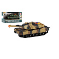 Teddies Tank plast 17cm na setrvačník na baterie se světlem se zvukem 2 barvy v krabici 20x11x9cm