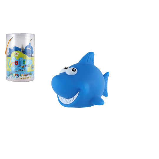 Teddies Žralok zvířátko svítící ve vodě plast 6cm na baterie 15ks v dóze Teddies Žralok zvířátko svítící ve vodě plast 6cm na baterie 15ks v dóze