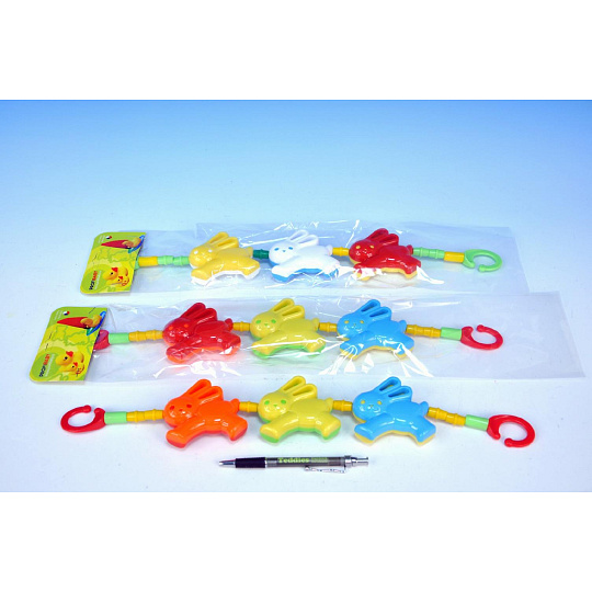 Profibaby Řetěz/zábrana medvěd zajíc plast 43cm v sáčku 0m+