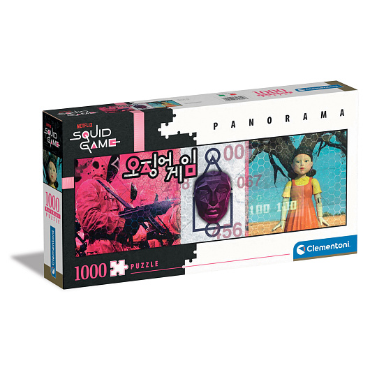Clementoni Puzzle 1000 dílků panorama - The Squid game