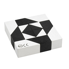 Detoa Tangram - černobílý