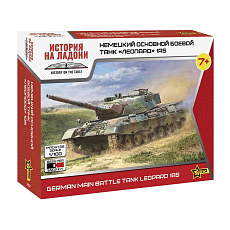 Zvezda Model Kit tank 7432 - Leopard 1A5 German Main Battle Tank (1:100)