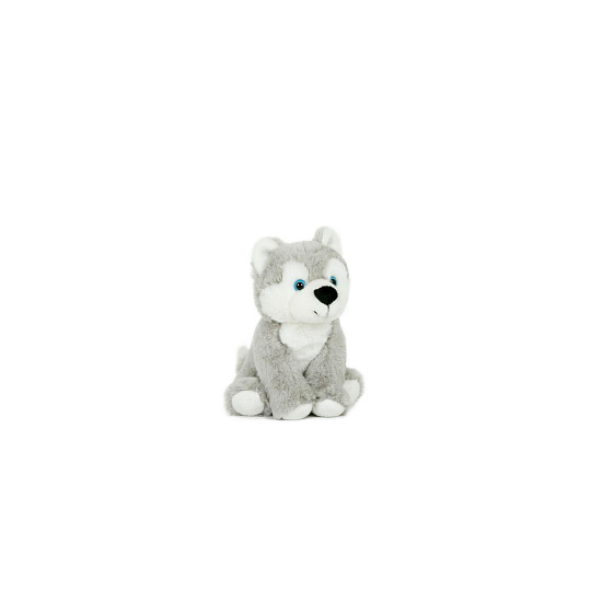 Pes husky sedící plyš 15x19cm 0m+