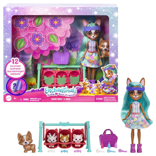 Mattel ENCHANTIMALS PANENKA A MIMINKA ASST
