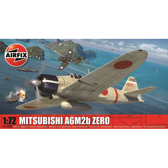 Airfix Classic Kit letadlo A01005B - Mitsubishi A6M2b Zero (1:72)