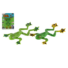 Žába plast 20x12cm 2 barvy na kartě 