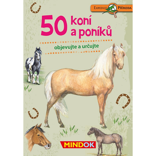 Mindok vzdělávací hra Expedice příroda: 50 koní a poníků