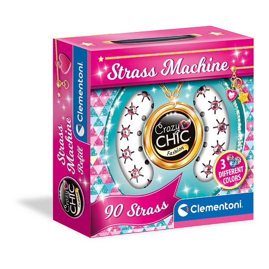 Clementoni Crazy CHIC - Náhradní štrasové kamínky do strojku (18739)