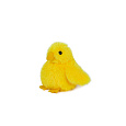 Kuře/Kuřátko plyš 12cm plněné kuličkami žluté 0m+