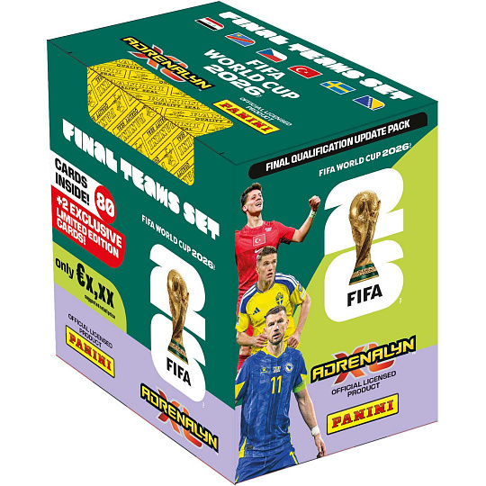 Panini FIFA WORLD CUP 2026 - ADRENALYN - FINAL TEAMS SET