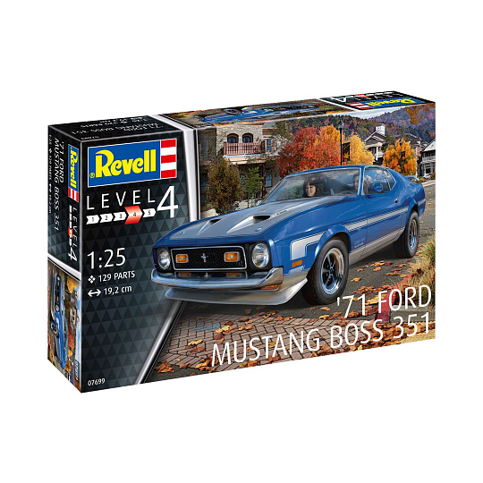 Revell Plastic ModelKit auto 07699 - 71 Ford Mustang Boss 351 (1:25)