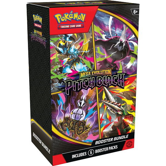 Pokémon Company Pokémon TCG: ME05 Pitch Black - Booster Bundle Pokémon Company Pokémon TCG: ME05 Pitch Black - Booster Bundle