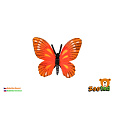 Motýl Monarcha jilmová (babočka) zooted plast 5,5cm 