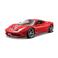 Bburago - RACE+PLAY, Ferrari 458 Speciale, červená, 1:18